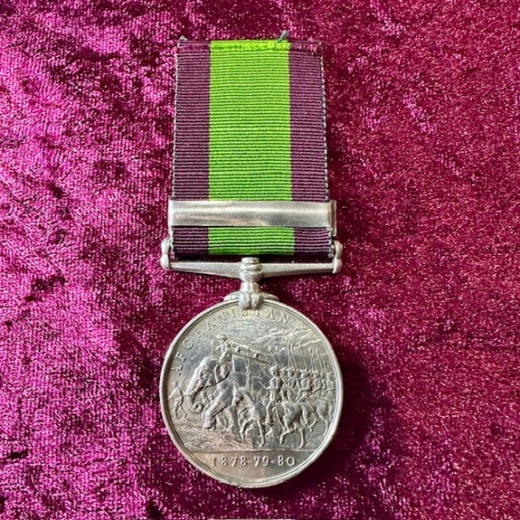 Very Rare Casualty Survivor from the Battle of Maiwand Afghanistan Medal 1881 (1878-80) with Kandahar Clasp 3